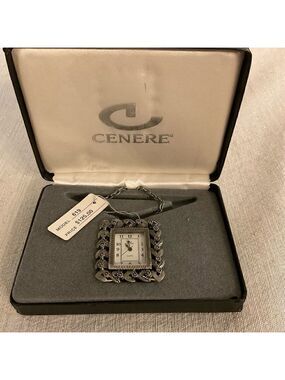 Cenere Pendant Quartz Watch Marcasite Vintage